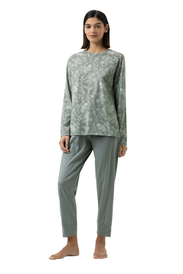 Mey Serie Painted Paisley Pyjama 7/8 Length, Long Sleeve